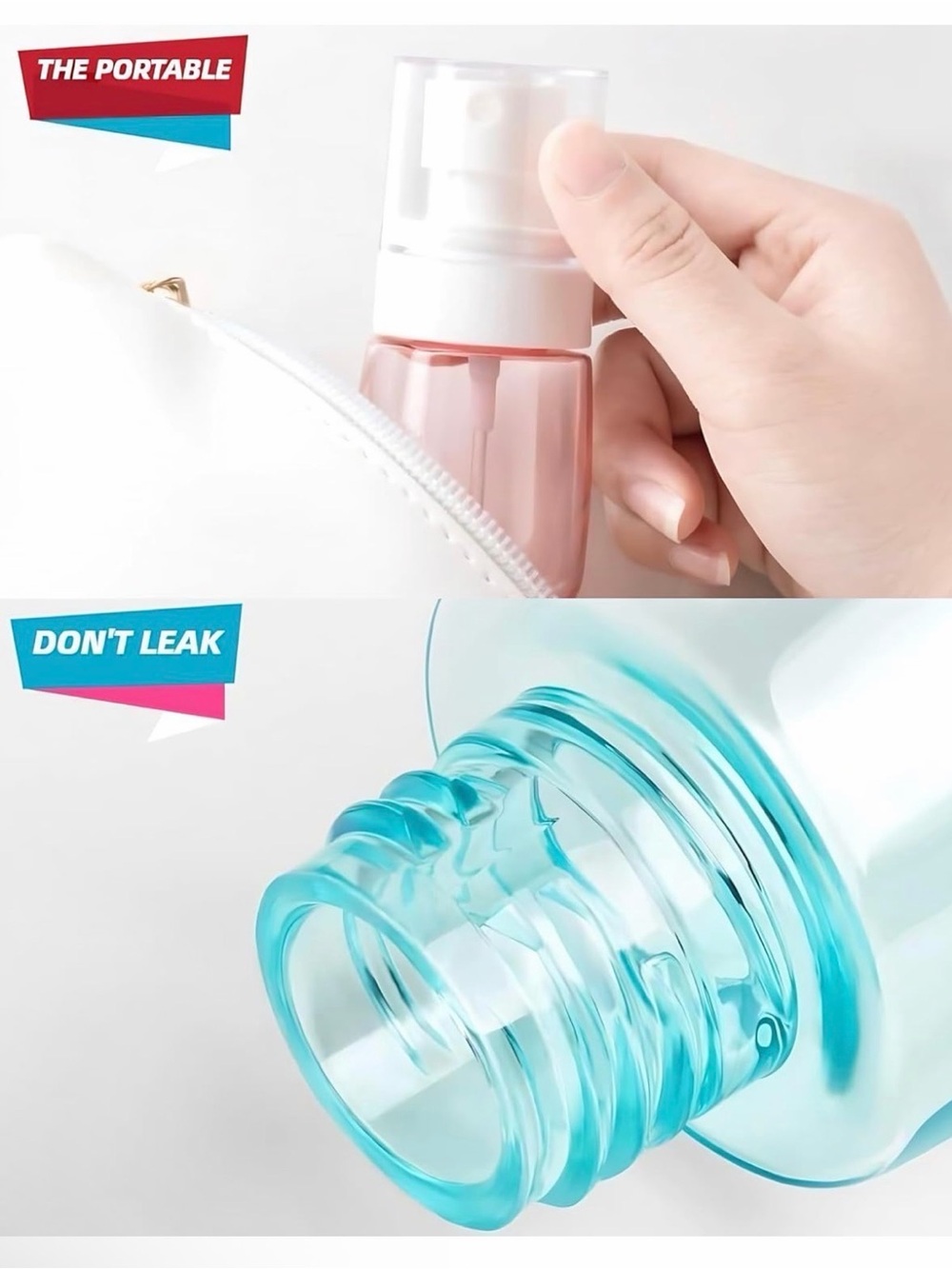 Travel Spray Bottle TSA Approved - Set of 2 - Skincare, New In Packaging - Picture 3 of 9
